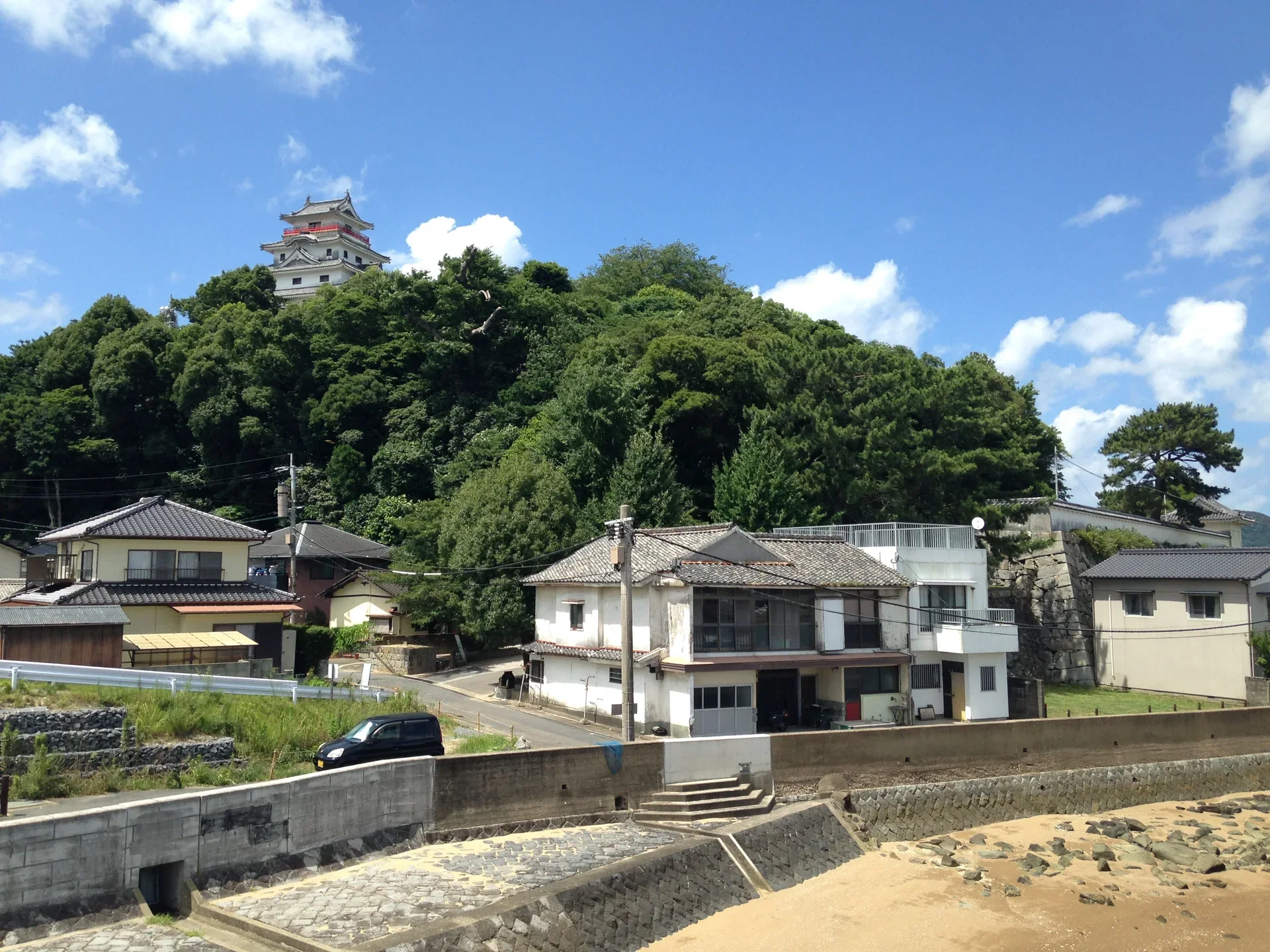 糸島、唐津與呼子自駕路線示意圖：海岸鳥居、唐津城、呼子漁港及七釜海蝕洞