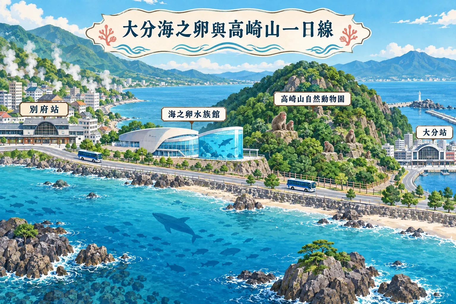 熊本兩天一夜路線：熊本市區、水前寺成趣園與阿蘇